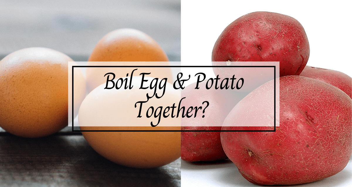 can you boil egg and potato together
