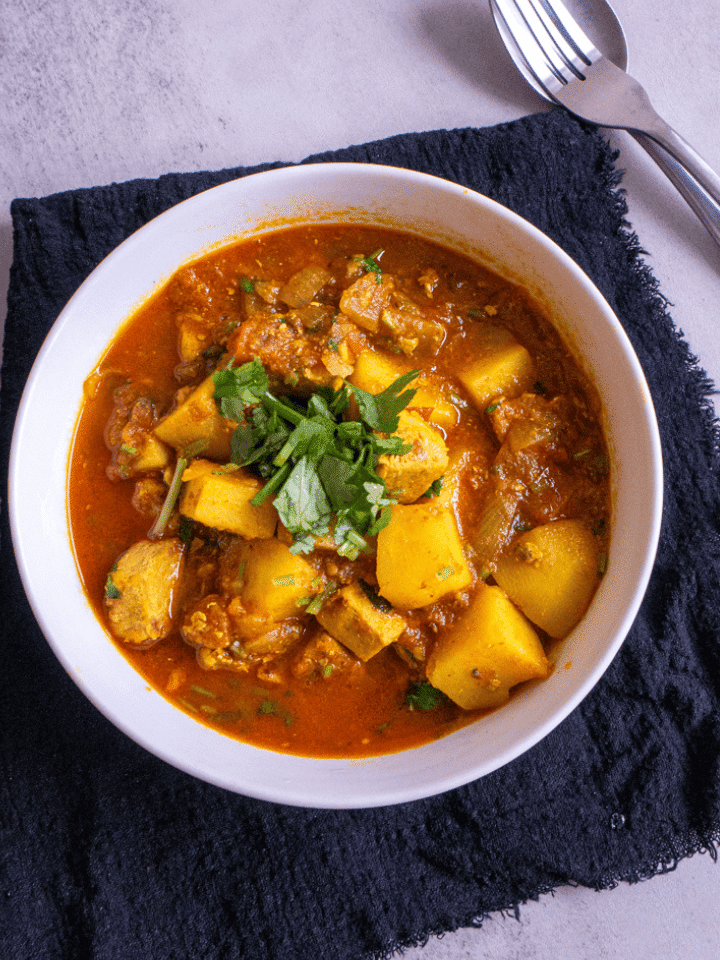 pork and potato curry recipe